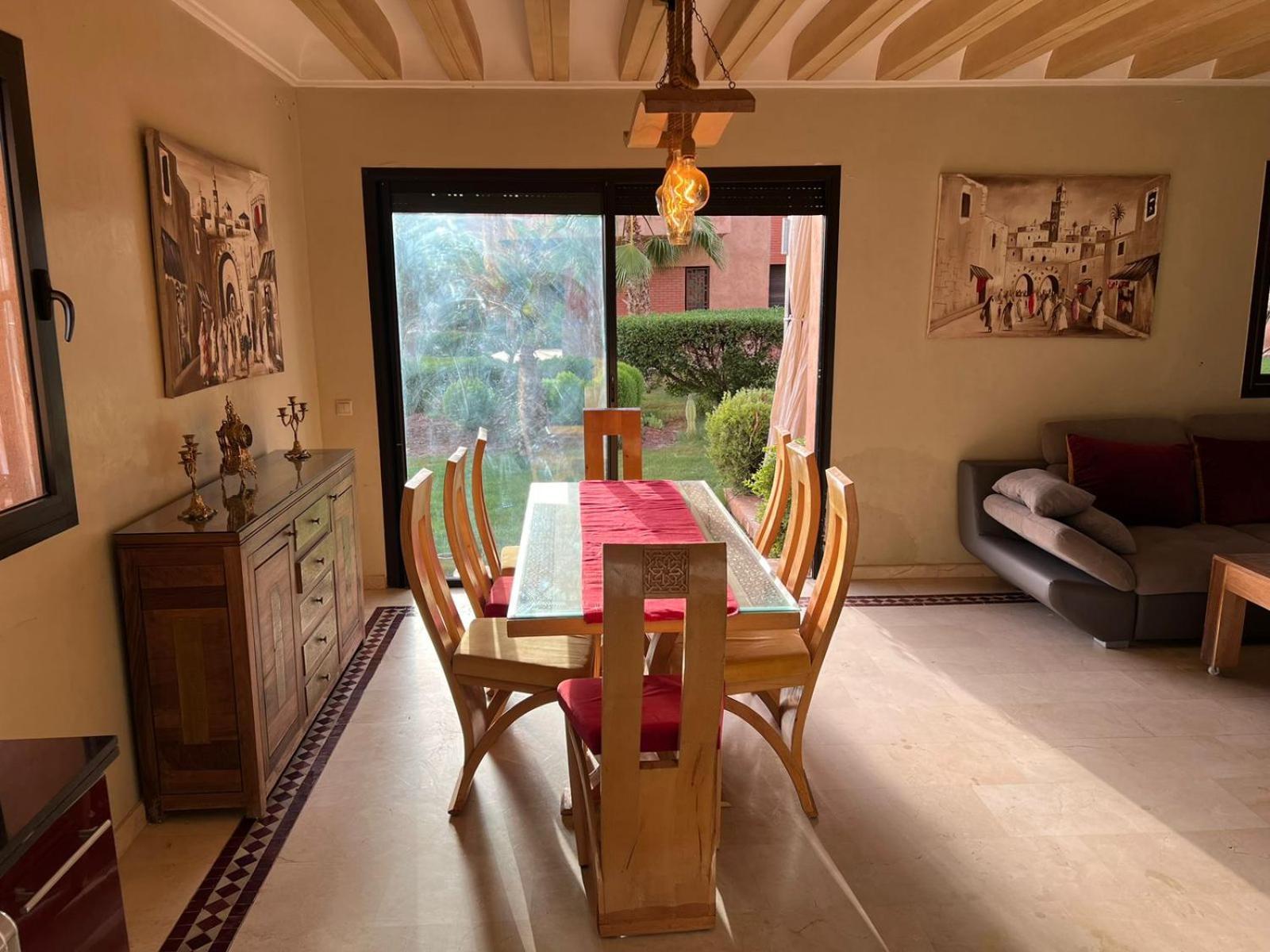 Apartamento Elegant Avec Vue Sur Piscine Jardin Verdoyant Et Wifi Ultra Rapide Marrakesh